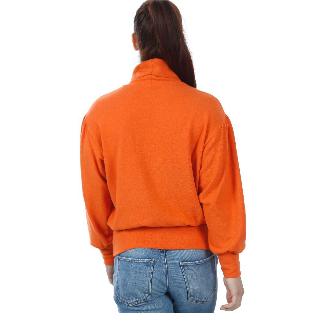 Preview: Papierschnittmuster Pulli mit Kräuselärmel Frau Oke XS-XXL